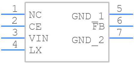 XCA201A06BCR - Torex - PCB symbol