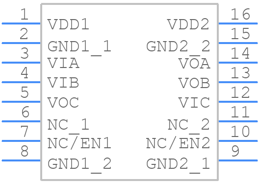 π131U61R - 2Pai Semi - PCB symbol