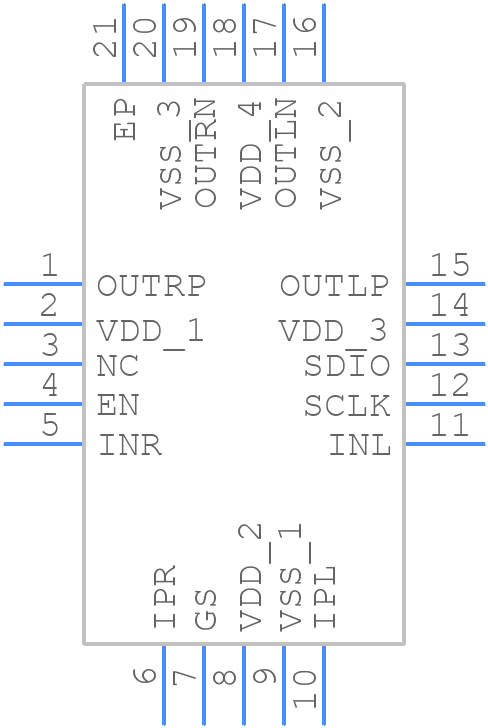 NAU8224YG - Nuvoton - PCB symbol