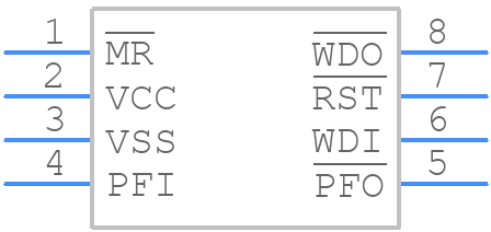 STM706RM6E - STMicroelectronics - PCB symbol