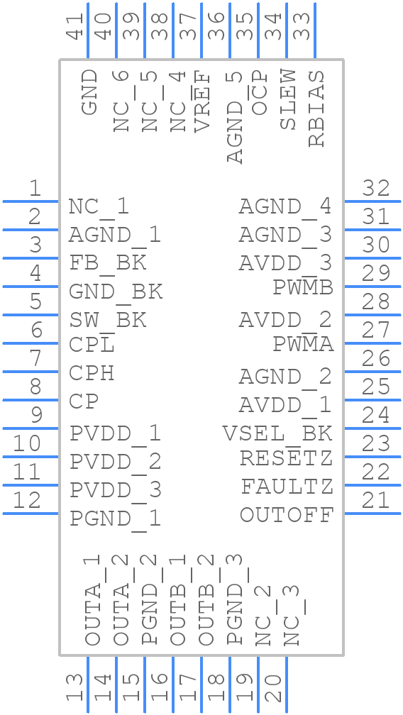 DRV2911QRGFRQ1 - Texas Instruments - PCB symbol