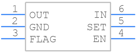 DIO7527AST6 - DIOO Microcircuits - PCB symbol