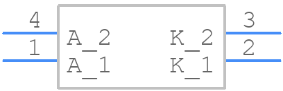 599-1T00-247F - Dialight - PCB symbol