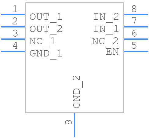 TPS7A2150PQWDSGRQ1 - Texas Instruments - PCB symbol