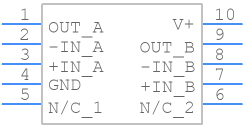 LM158AWG/883 - Texas Instruments - PCB symbol