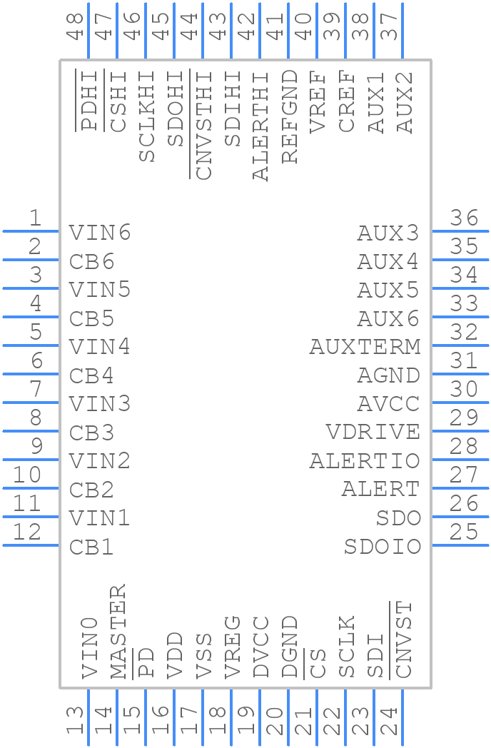 AD7280AWBSTZ - Analog Devices - PCB symbol