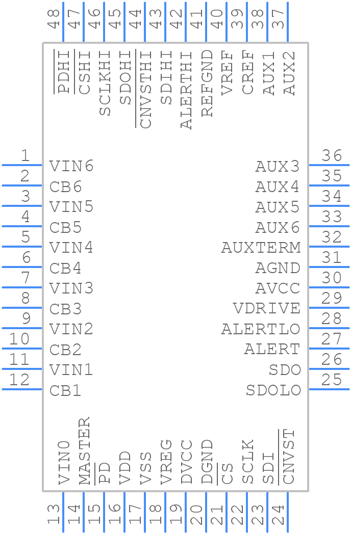 AD7280AWBSTZ-RL - Analog Devices - PCB symbol