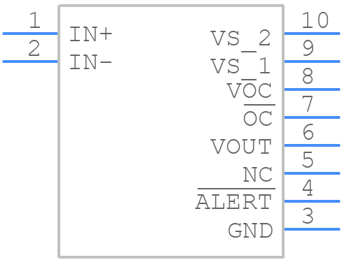 TMCS1133A1AQDVGRQ1 - Texas Instruments - PCB symbol