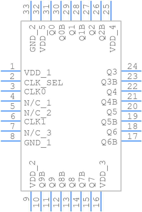 SI53345-B-GM - Skyworks - PCB symbol