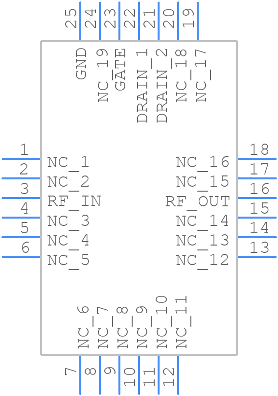 TGA2830-SM - Qorvo - PCB symbol