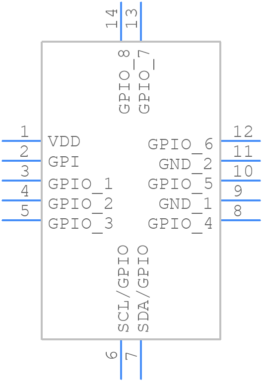 SLG46536-EV - Renesas Electronics - PCB symbol