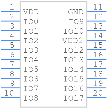 SLG46538-EV - Renesas Electronics - PCB symbol