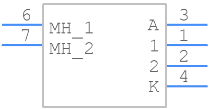 TL3275AF160WQ - E-Switch - PCB symbol