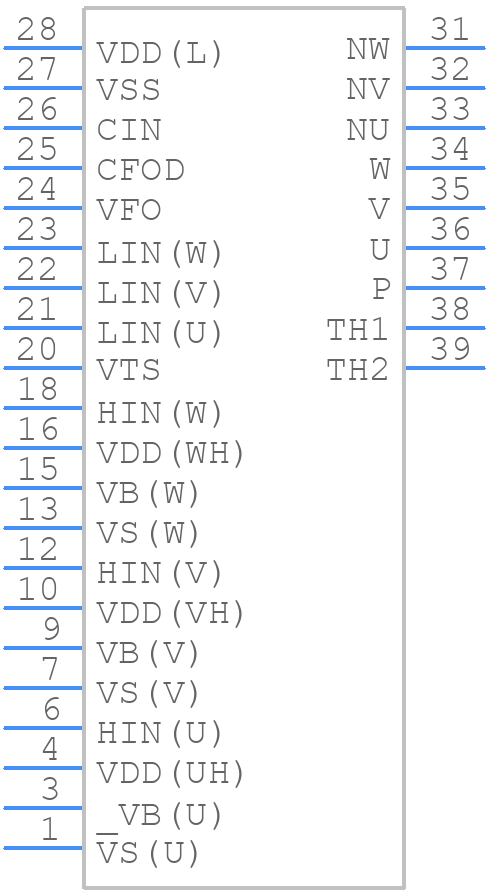NFAM2512SCBUT - onsemi - PCB symbol