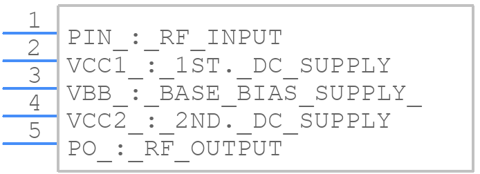 M57762 - Mitsubishi - PCB symbol