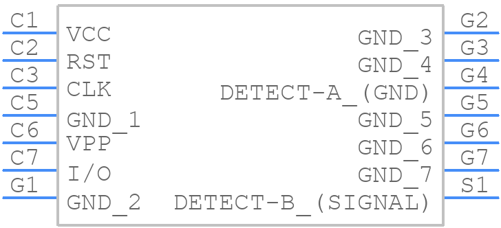 KP10S-SF-PEJ(812) - Hirose - PCB symbol