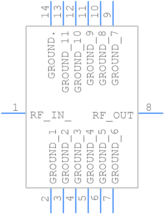 BPF-A490+ - Mini-Circuits - PCB symbol