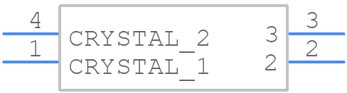 ECS-100-18-28AX-TR - ECS - PCB symbol