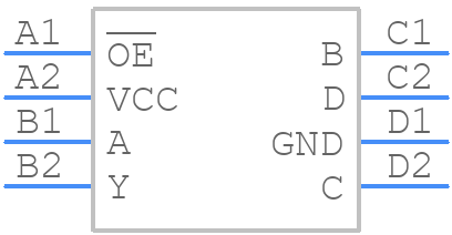 SN74AUP1G99YZPR - Texas Instruments - PCB symbol