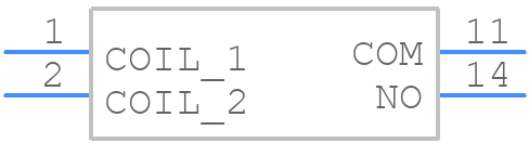 R40N-3021-85-1048 - Relpol - PCB symbol