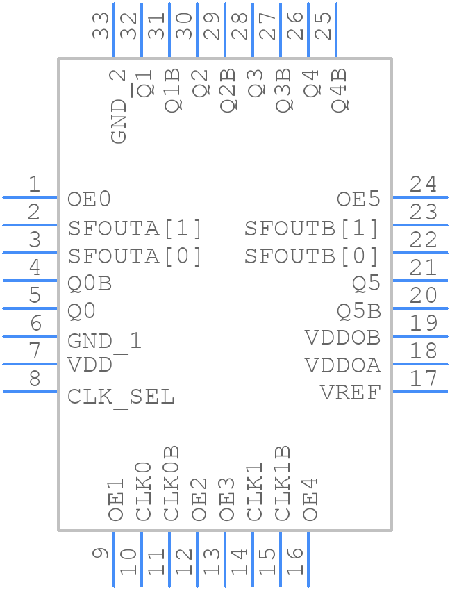 SI53314-B-GM - Skyworks - PCB symbol