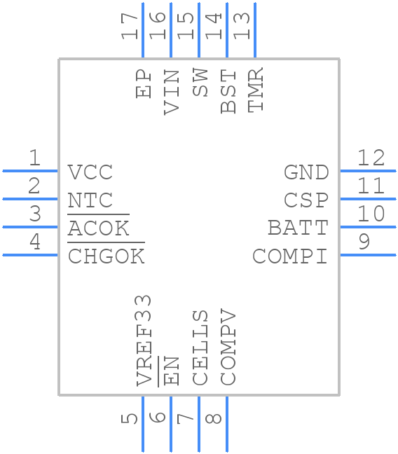 MP2623GR-Z - Monolithic Power Systems (MPS) - PCB symbol
