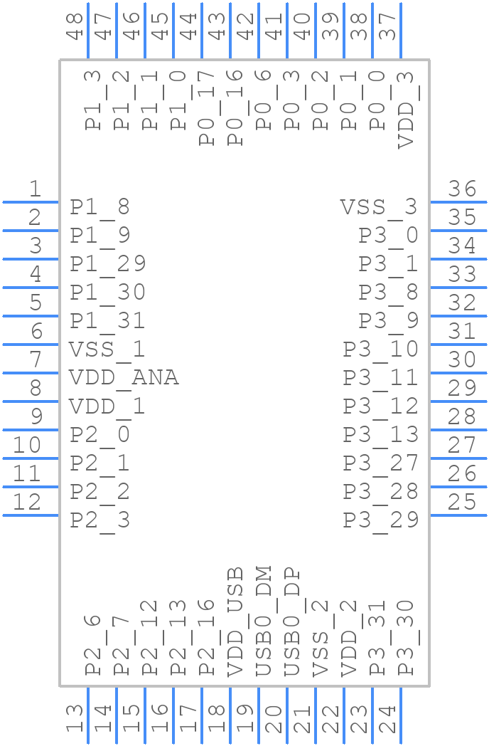 MCXA152VLF - NXP - PCB symbol
