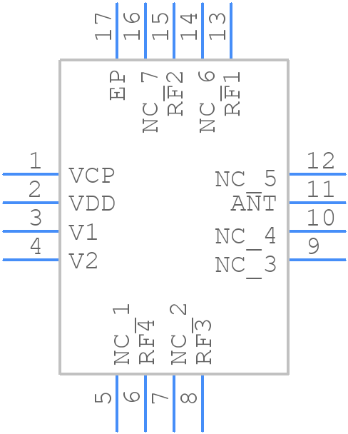 TS8242FK - Tagore Technology - PCB symbol