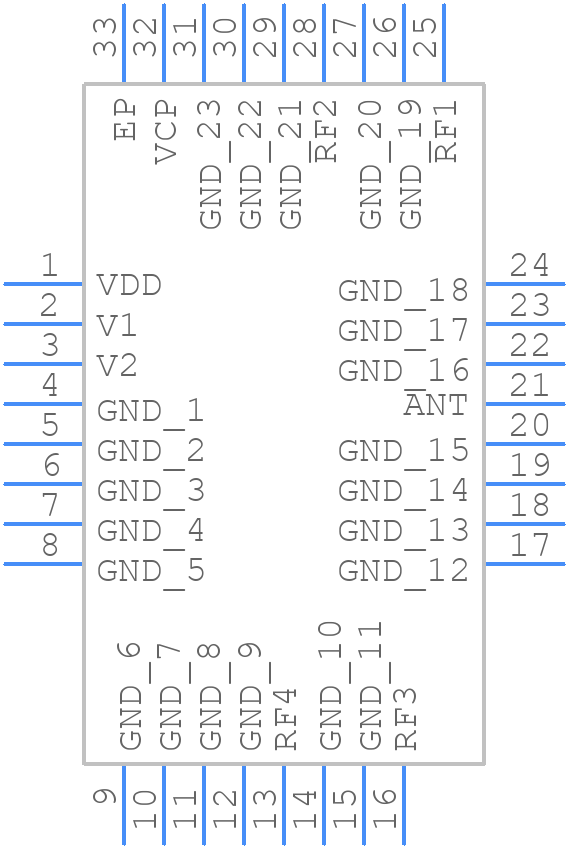 TS8441L - Tagore Technology - PCB symbol