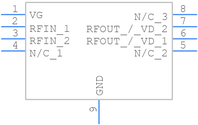 NPA1007 - MACOM - PCB symbol