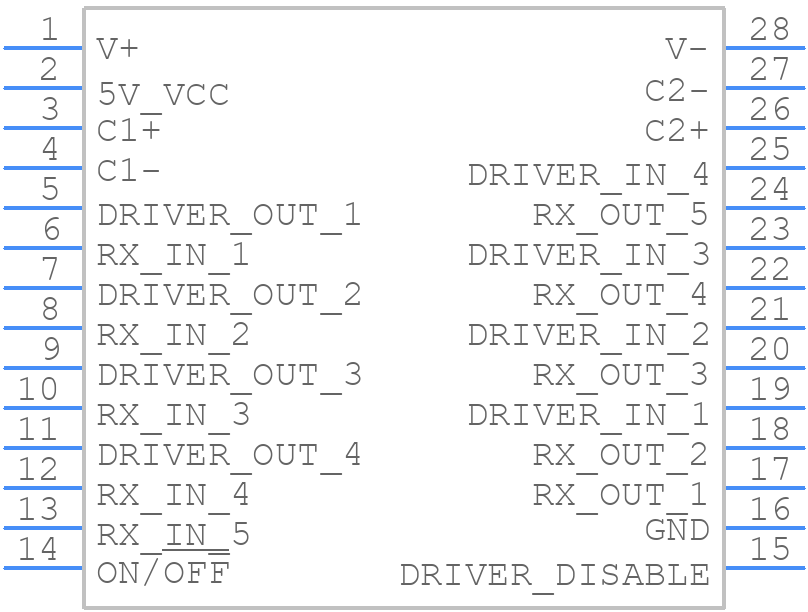 LT1136ACSW#PBF - Analog Devices - PCB symbol