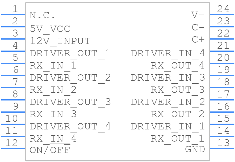 LT1139ACSW#PBF - Analog Devices - PCB symbol