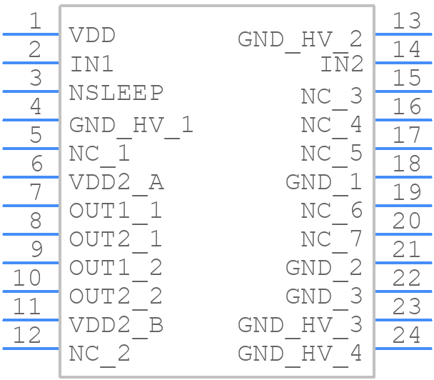 SLG7MD47668V - Renesas Electronics - PCB symbol