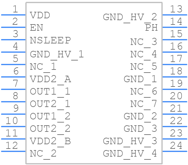 SLG7MD47671V - Renesas Electronics - PCB symbol