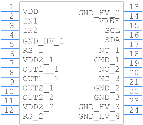 SLG7MD47679V - Renesas Electronics - PCB symbol