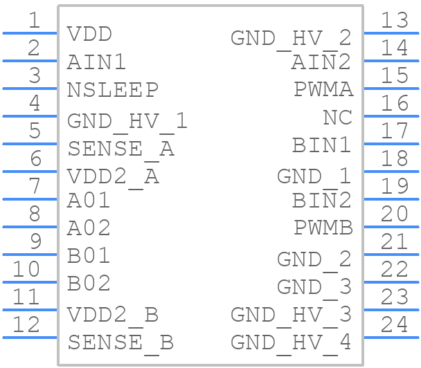 SLG7MD47701V - Renesas Electronics - PCB symbol