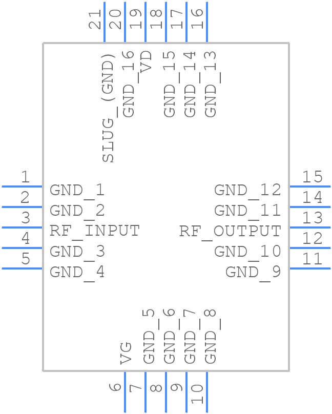 QPA2597 - Qorvo - PCB symbol