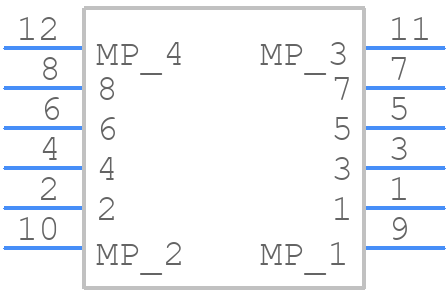 F31Z1A7H111008 - Amphenol - PCB symbol