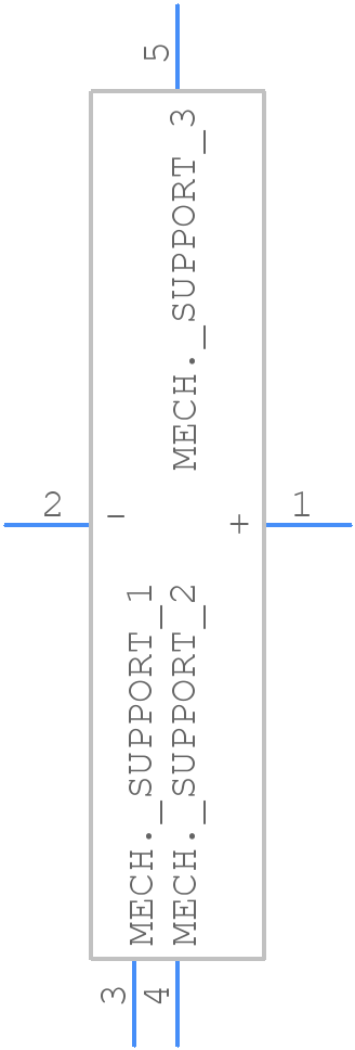 EKMH451VQT681MB45T - Chemi-Con - PCB symbol