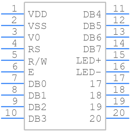 TC1602E-13A2 - TINSHARP - PCB symbol