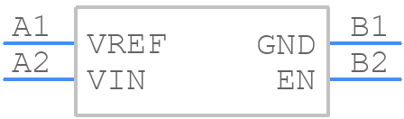 REF35160YBHR - Texas Instruments - PCB symbol