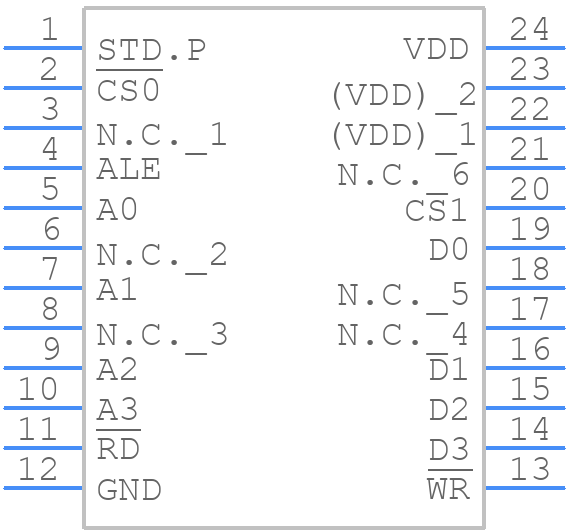 RTC-72423A - Epson Timing - PCB symbol