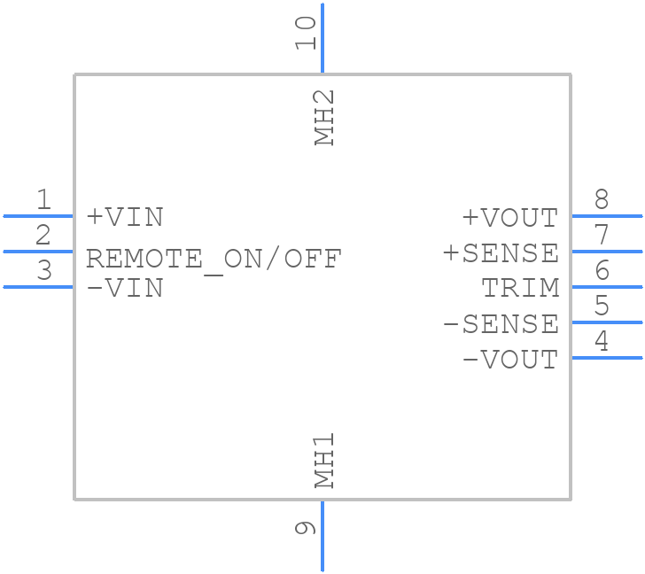 ERM10C100(N)-(HS) - Advanced Energy - PCB symbol