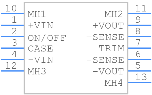 ICH10048S24 - XP POWER - PCB symbol