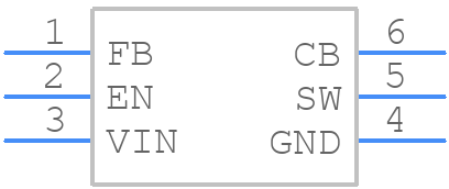 LMR51635XFDDCR - Texas Instruments - PCB symbol