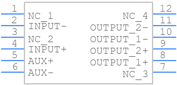 SLLC-ETD34-12 - Bel - PCB symbol