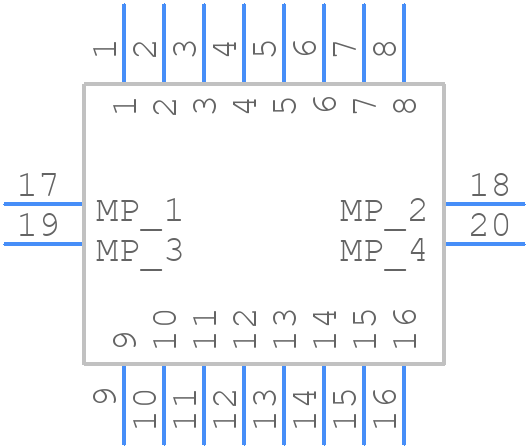 299-008-299-198 - EDAC - PCB symbol