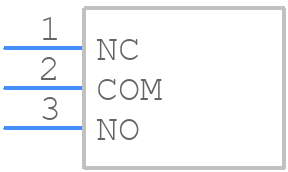 100SP4T9B1M2QEH - E-Switch - PCB symbol
