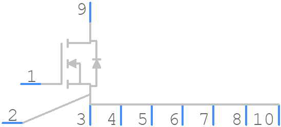 C3M0025065L - Wolfspeed - PCB symbol