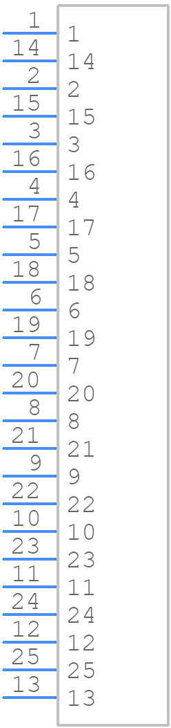 MM-212-025-175-320S - Molex - PCB symbol